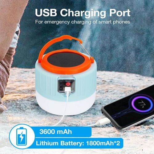 Emergency Saving Light Solar Lamp USB Chargeable Outdoor Waterproof