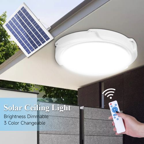 MODI 36W LED Solar Ceiling Light Outdoor Indoor Solar Lamp Dimmable With Panel