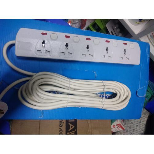 Caston 5-Way PORT Socket Power Extension Cable