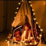 Christmas Decoration for Home Xmas Tree Decor Fairy Light Pendant moon LED Light.