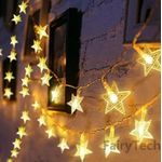 Christmas Decoration for Home Xmas Tree Decor Fairy Light star Pendant LED Light.