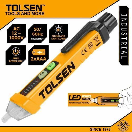 Tolsen Non-Contact AC Voltage Detector Voltage Tester 12 - 1000V