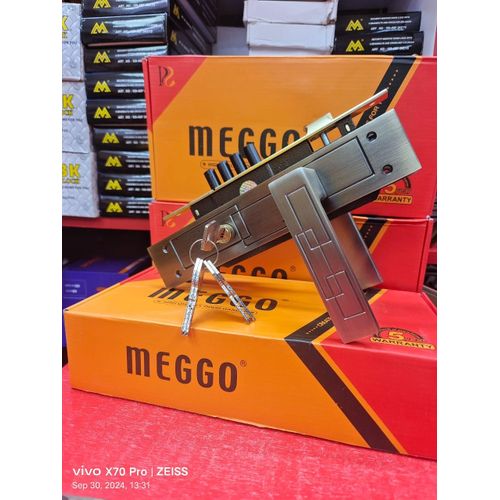 Steel And Wooden Main Door Lock