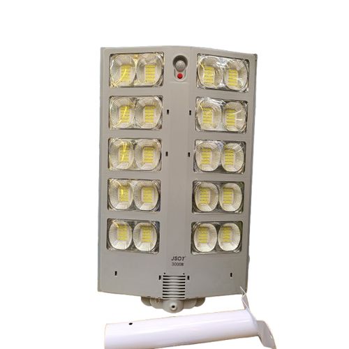 JSOT Solar Street Light 3000W Super Bright Dusk to Dawn Pole Sensor+Radar+Remote