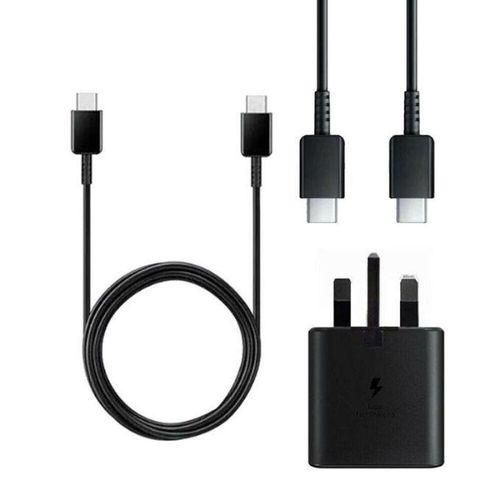 Samsung Fast Charger 25W With Type C To Type C Cable