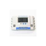 Solarmax 30A Solar Charger Controller, 12V/24V Solar Panel Intelligent Regulator With Two Dual USB Port And PWM LCD Display