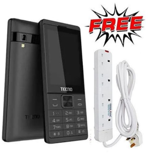 Tecno T528 (16MB ROM + 8MB RAM) 2500mAh,,FM (Dual SIM) + Free 4 Way Power Extension Cable