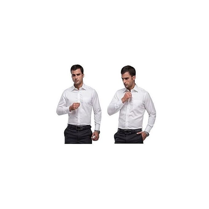 Fashion 5Pcs Turkey Mens Official Shirts 100% Cotton Long Sleeve-good Fit