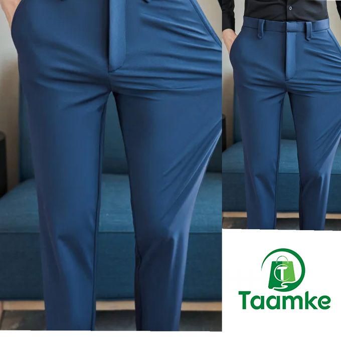 Fashion Men's Formal Official Trousers - 4-Pack Premium Tailored Pants for Business, Office, and Formal Occasions – Elegant and Comfortable Professional Wear"