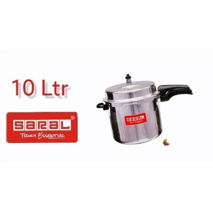 "Heavy-Duty Aluminium Pressure Cooker – Explosion-Proof Design with Advanced Safety Valve, Durable Construction for Fast and Efficient Cooking, Ideal for Daily Use in Home Kitchens"