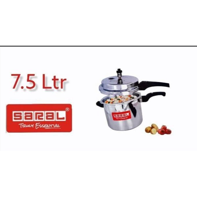 "Heavy-Duty Aluminium Pressure Cooker – Explosion-Proof Design with Advanced Safety Valve, Durable Construction for Fast and Efficient Cooking, Ideal for Daily Use in Home Kitchens"