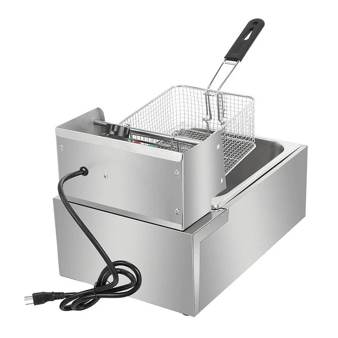 "Sokany 3-Litre Electric Deep Fryer Machine – Compact Home Deep Fryer with Adjustable Temperature Control, Fast Heating, and Stainless Steel Design – Ideal for Crispy Fries, Chicken, Snacks & More"