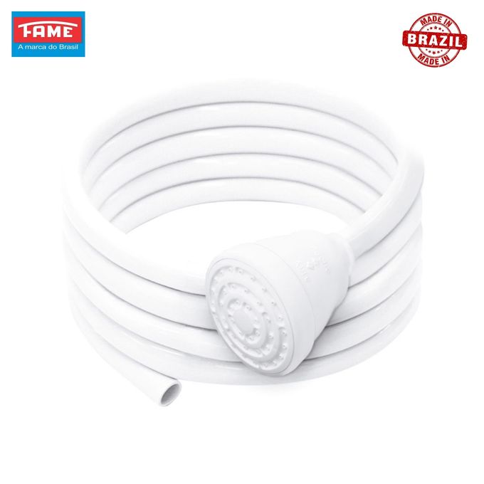 "Fame Super Ducha 4T Electric Shower Head – Original High-Quality Brazil-Made Instant Hot Water Shower for Salty, Normal & Borehole Water – 4 Temperature Settings, Durable & Energy Efficient for Daily