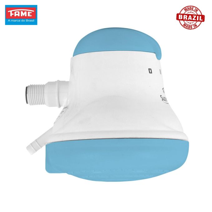 "Fame Super Ducha 4T Electric Shower Head – Original High-Quality Brazil-Made Instant Hot Water Shower for Salty, Normal & Borehole Water – 4 Temperature Settings, Durable & Energy Efficient for Daily