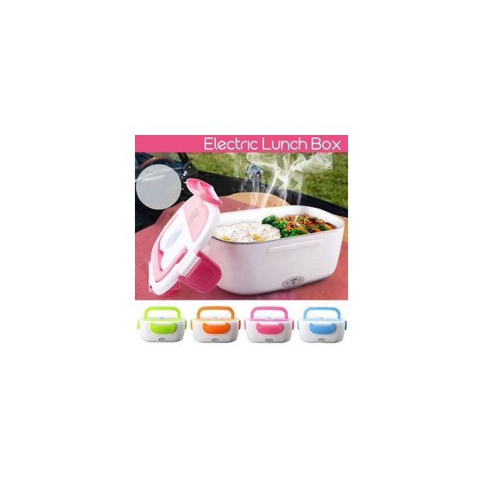 "Electric Lunch Box with Stainless Steel Inner Container – Portable Food Warmer for Home, Office & Travel Use – Fast Heating, Leak-Proof Design, Easy to Clean & Reusable Food Storage for Hot Meals on