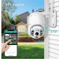 360° Wireless Smart WiFi CCTV Camera – 1080P HD PTZ with Night & Day Vision, Motion Detection, Two-Way Audio, Mobile Surveillance & IP66 Waterproof | ONVIF Supported