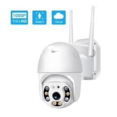 360° Wireless Smart WiFi CCTV Camera – 1080P HD PTZ with Night & Day Vision, Motion Detection, Two-Way Audio, Mobile Surveillance & IP66 Waterproof | ONVIF Supported