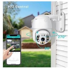 360° Wireless Smart WiFi CCTV Camera – 1080P HD PTZ with Night & Day Vision, Motion Detection, Two-Way Audio, Mobile Surveillance & IP66 Waterproof | ONVIF Supported