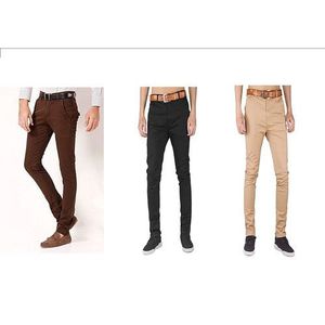 3 "Men's Original Khaki Trousers – Classic Straight-Leg Fit, Mid-Rise Waist, Durable Cotton-Twill Fabric, Timeless Everyday Essential for Work or Casual Wear"