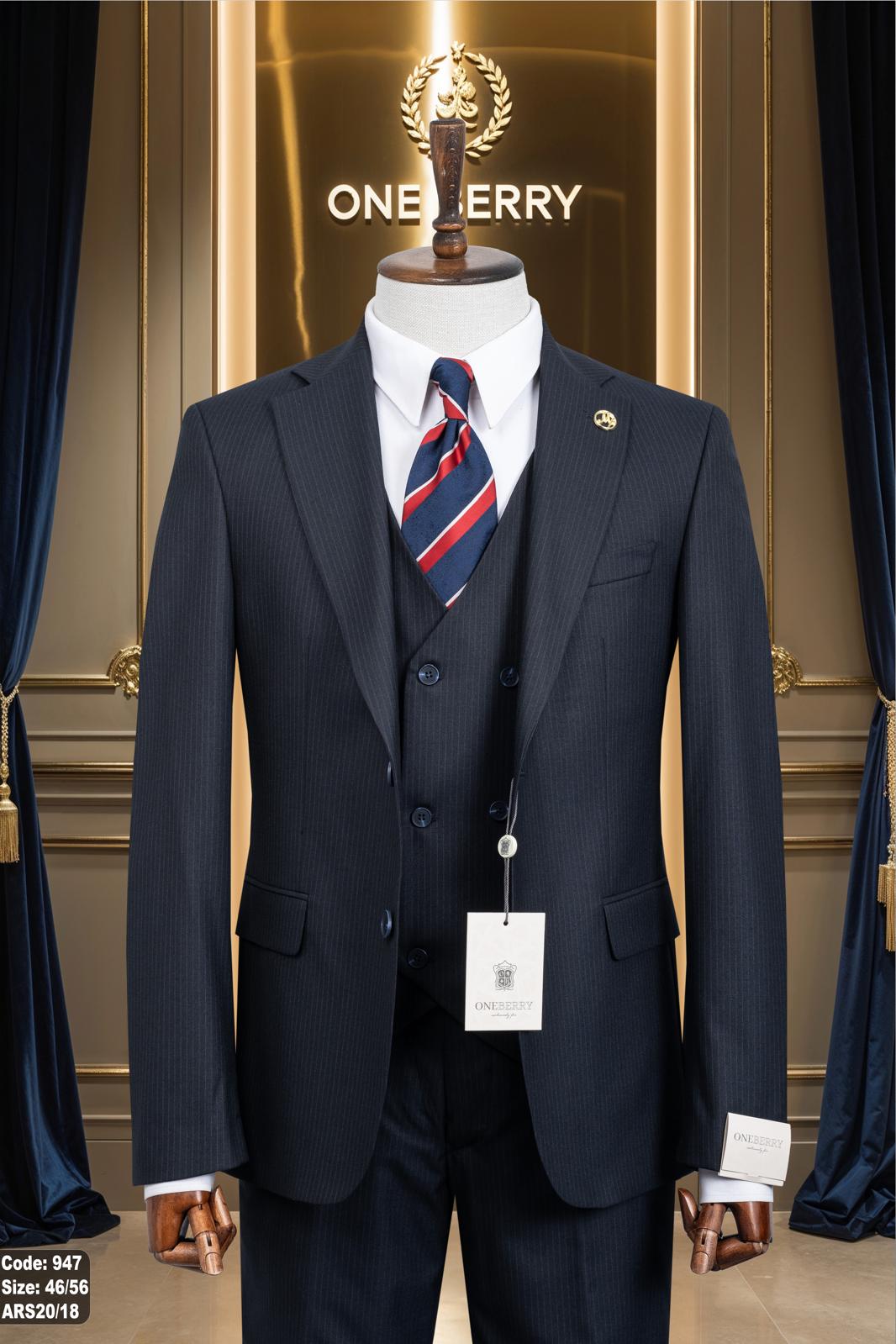 Fashion Men's Suit 3 Piece Set Blazers and Pants Classic Business Gentleman Formal Groom Wedding Dress Plus Size High Quality Suit