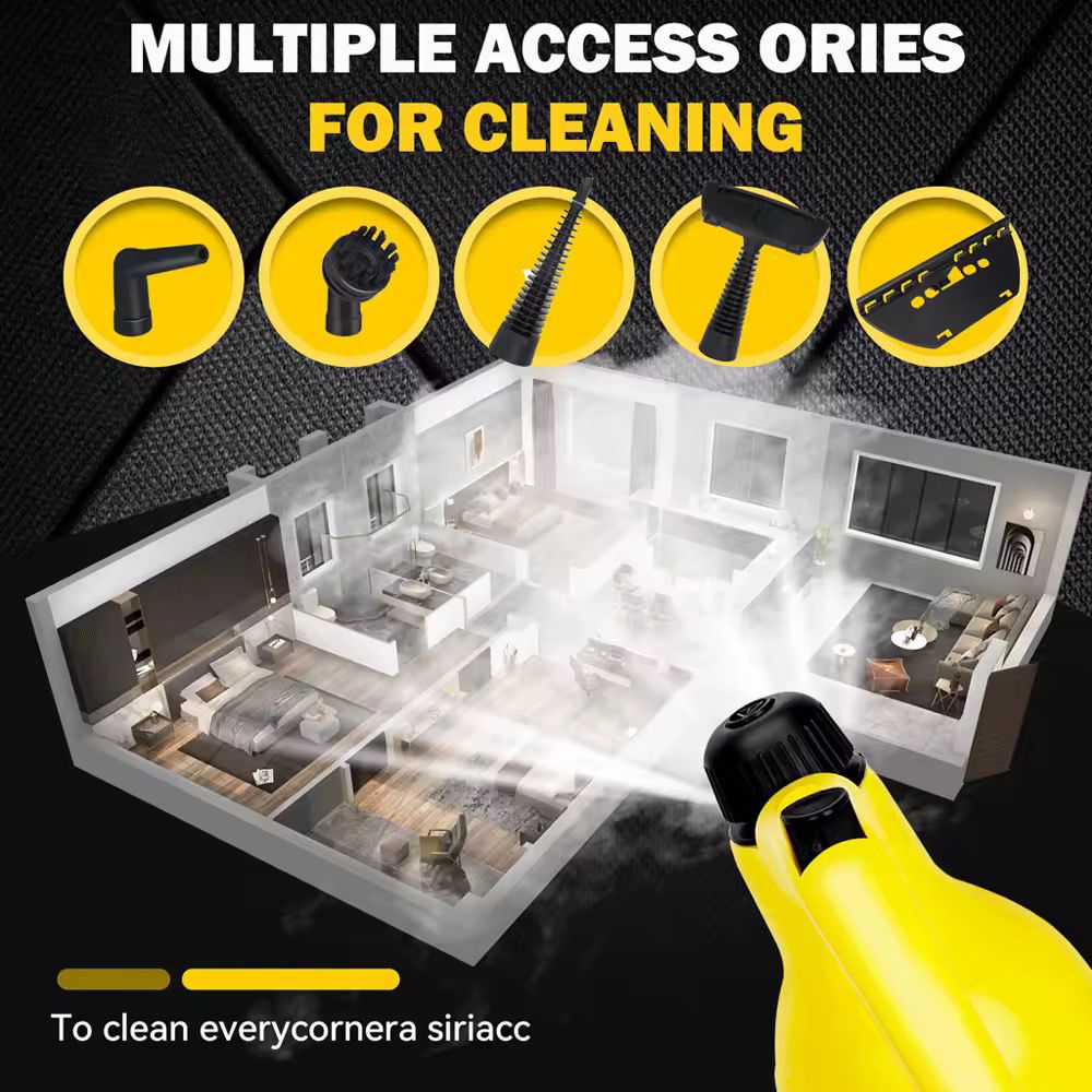 "220V High-Temp Handheld Steam Cleaning Machine – Heavy-Duty Sterilizer & Pressure Washer for Cars, Kitchens, AC Units & Household Surfaces"