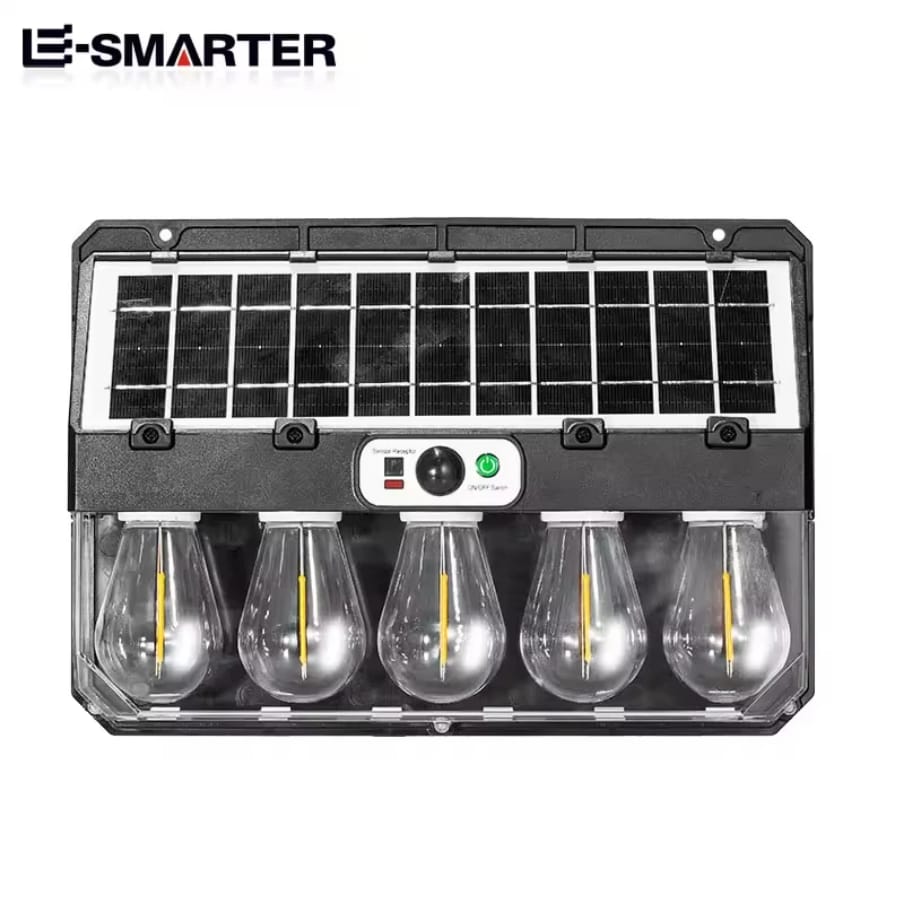 Outdoor Solar Wall Light with Tungsten Bulb – Motion Sensor, 18650 Battery & Solar Panel | Perfect for Garden, Stairs, Driveways & Patios"