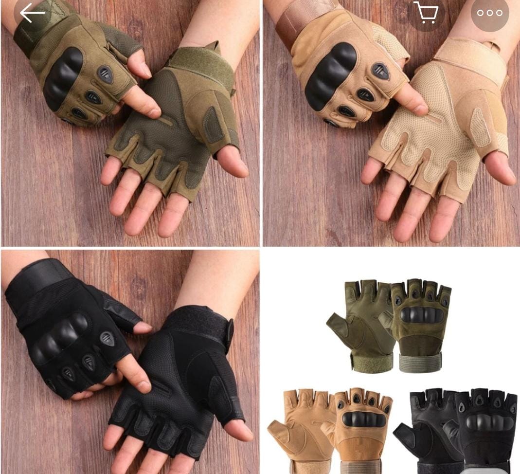 “Premium Gym & Biker Full-Finger Gloves – High-Quality, Breathable, Non-Slip, Shock-Absorbing, and Durable for Weightlifting, Cycling, Riding, and Outdoor Training”