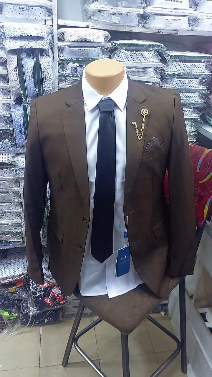 Fashion Men's Suit 2 Piece Set Blazers and Pants Classic Business Gentleman Formal Groom Wedding Dress Plus Size High Quality Suit plus free shirt