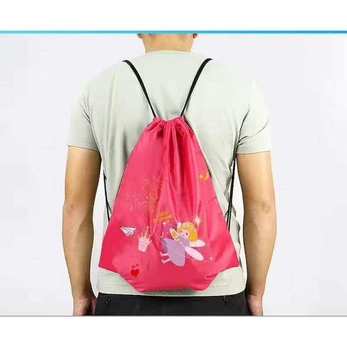 Stylish Themed Drawstring Swimming Bag – Lightweight, Water-Resistant Sports & Beach Backpack for Kids and Adults