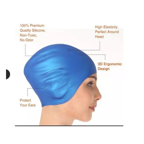 4-Piece Swimming Set for Kids & Beginners – Goggles, Swim Cap, Cartoon Towel & Drawstring Bag | Complete Pool & Beach Kit