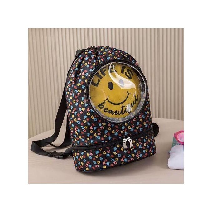 4-Piece Swimming Set for Kids & Beginners – Goggles, Swim Cap, Cartoon Towel & Drawstring Bag | Complete Pool & Beach Kit