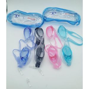 4-Piece Swimming Set for Kids & Beginners – Goggles, Swim Cap, Cartoon Towel & Drawstring Bag | Complete Pool & Beach Kit