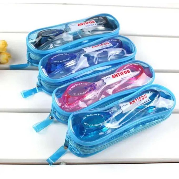 Kids Anti-Fog Swimming Goggles – UV Protection Leakproof Swim Glasses with Soft Silicone Seal & Adjustable Head Strap for Boys and Girls