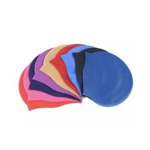 Unisex Children’s Silicone Swim Cap – Soft Stretchable Waterproof Swimming Hat for Boys and Girls, Lightweight and Comfortable Swim Cap for Training