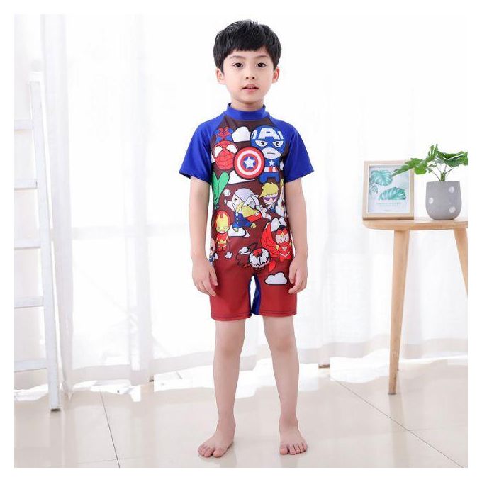 Quality Swimming Costumes📍L - 2-3yrs XL - 3-5yrs 2xl - 5-7yrs 3xl - 8-12yrs🎇Spandex, Nylon, Zipper closure Mermaid Swimsuit for BOY Easy to Wear and Take-of Ideal for Beaches.