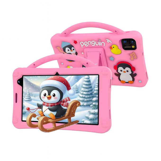 NEW M128 8” Kids Learning & Study Tablet – 6GB RAM + 256GB Storage, 5G SIM Card Support, 4000mAh Long-Lasting Battery, Shockproof Silicone Case + Free Wireless Headphones