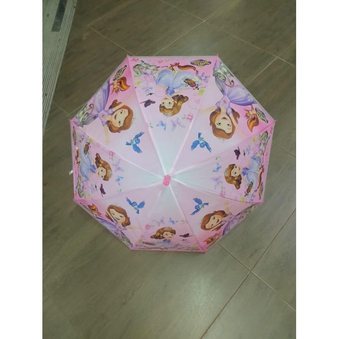 Kids Cartoon Print Umbrella – Fun Colorful Rainproof Umbrella with Easy Grip Handle – Durable Wind-Resistant Children’s Rain Gear