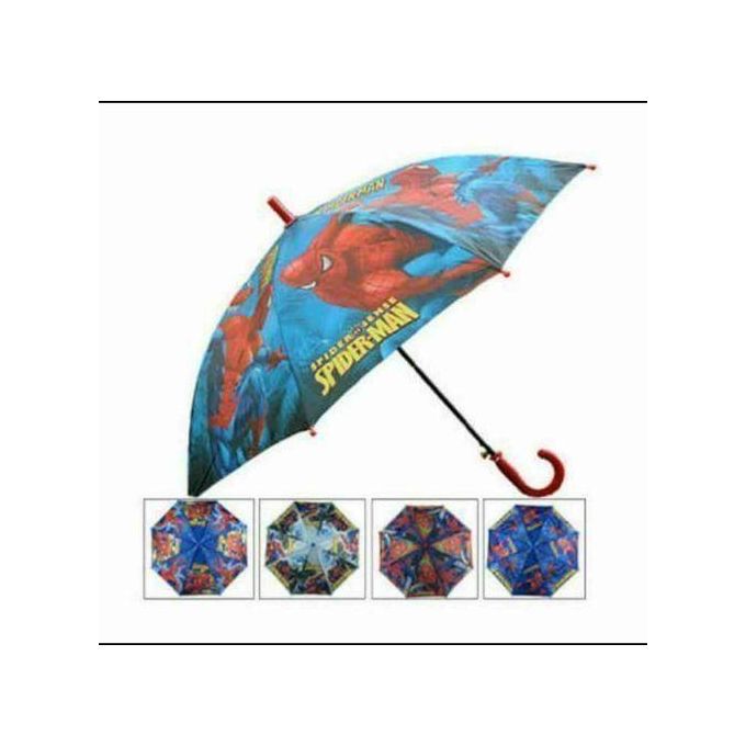 Kids Cartoon Print Umbrella – Fun Colorful Rainproof Umbrella with Easy Grip Handle – Durable Wind-Resistant Children’s Rain Gear