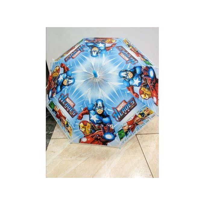 Kids Cartoon Print Umbrella – Fun Colorful Rainproof Umbrella with Easy Grip Handle – Durable Wind-Resistant Children’s Rain Gear
