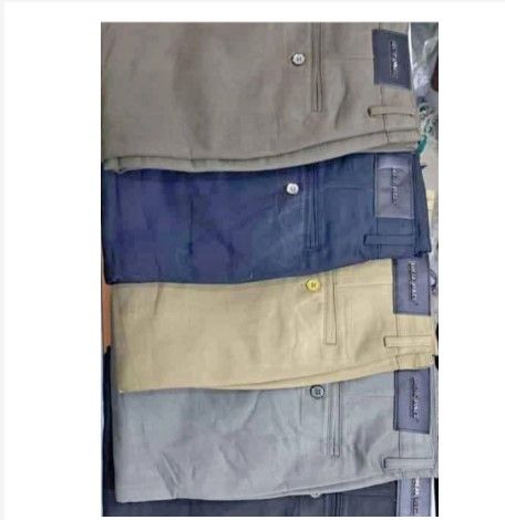 2 PCS Men’s Stretch Soft Khaki Chino Trousers – Break Rules Collection Comfortable Flexible Smart Casual Pants for Everyday Wear