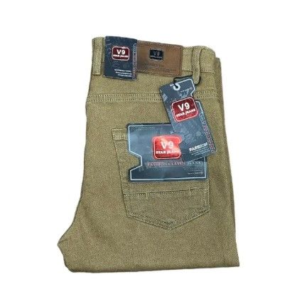 V9 Straight Jeans for Men – Comfortable Fit Denim Trouser Stylish Durable Pants for Casual and Streetwear Fashion