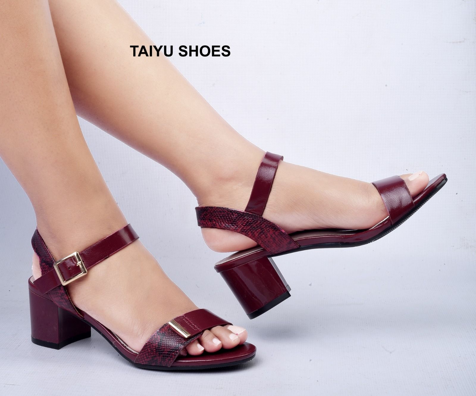 Taiyu Quality Block Open Heels classic opens women heels