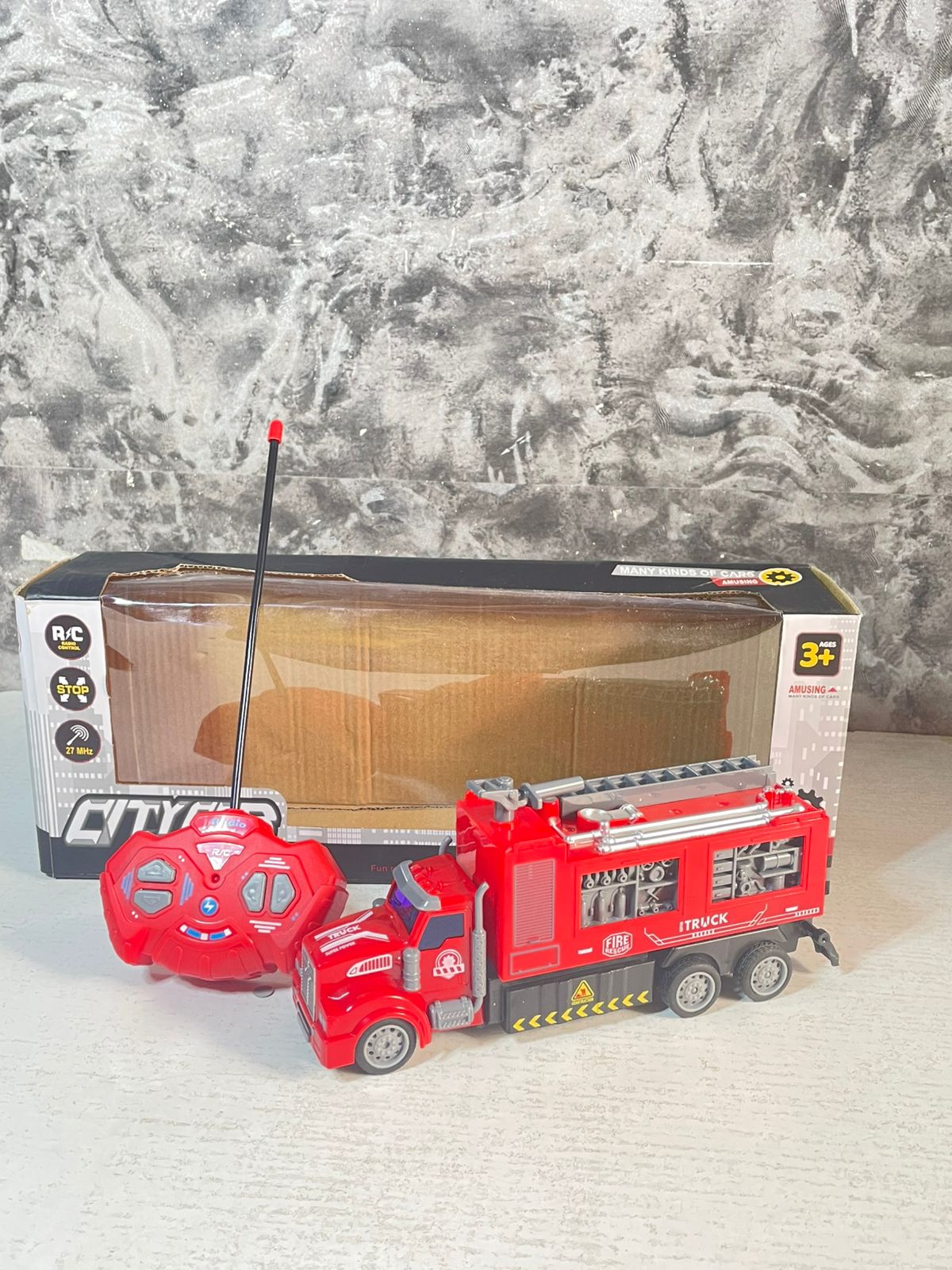 Best price for Remote Fire Truck children toys Rescue fighters vehicle ...