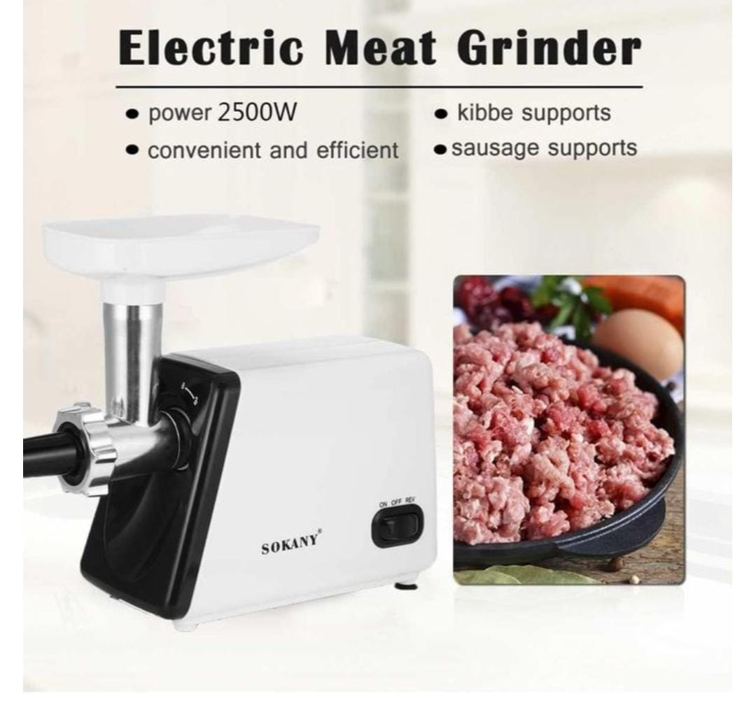 Sokany  Multifunctional  Electric Meat Mincer or Meat Grinder 2500watts Power & Service🔥 🔥 🔥 🔥 powerful and service