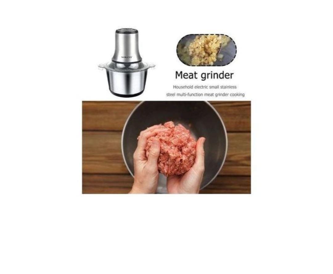 Sokany  Multifunctional  Electric  Meat grinder or incer and vegetable Chopper  3l with steel bowl Power & Service🔥 🔥 🔥 🔥 powerful and service