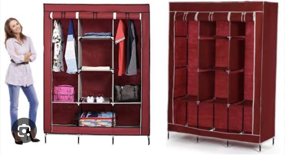 Spacious Portable Metallic Fabric Wardrobe – Multi-Compartment & Heavy-Duty Storage Solution 🚪✨
Upgrade your home organization with this large-capacity wardrobe designed to keep your clothes shoes