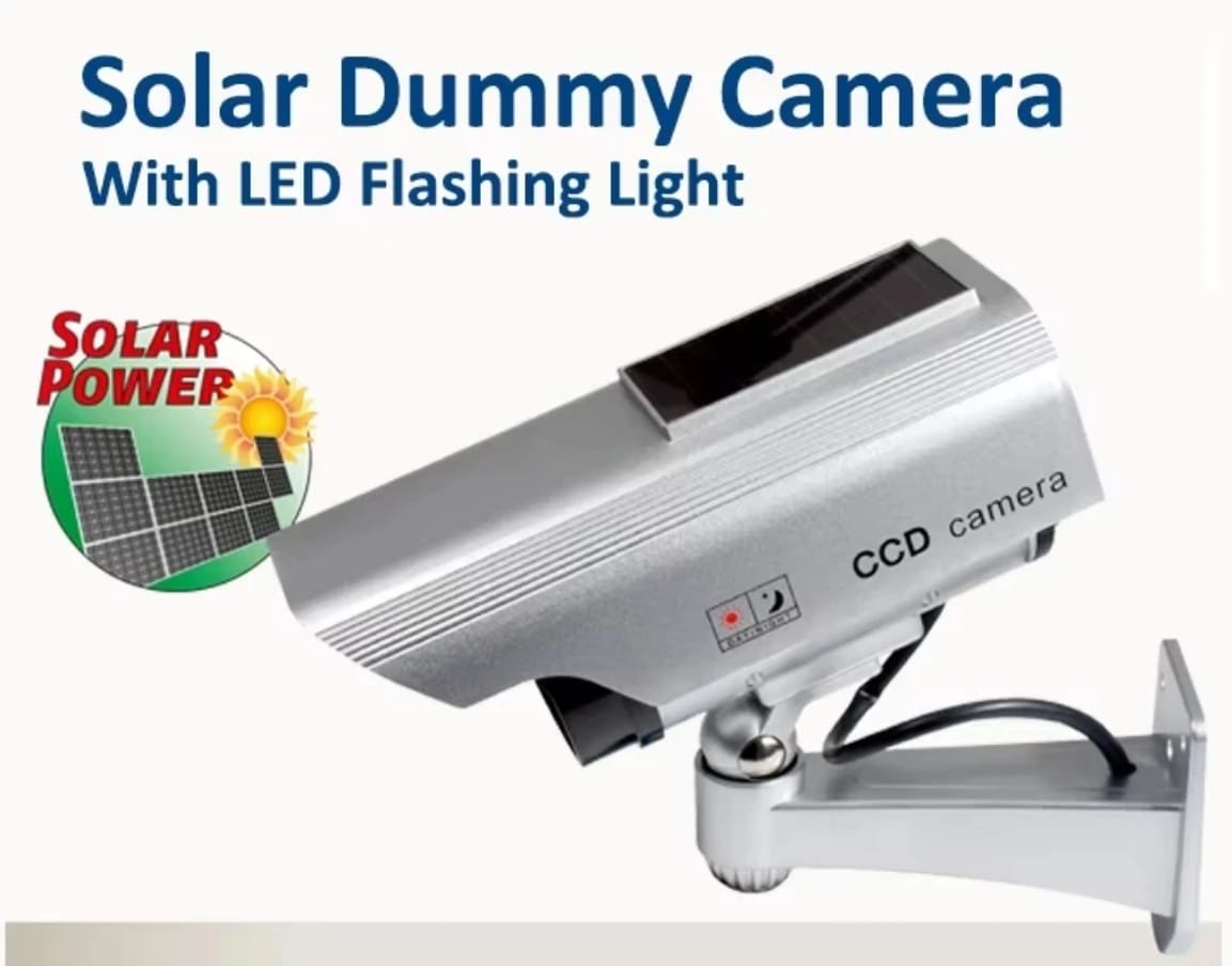 Dummy Wireless Camera Plastic Fake CCTV Camera With Simulation Antena Red Led Flashing AA Battery Surveillance Security System