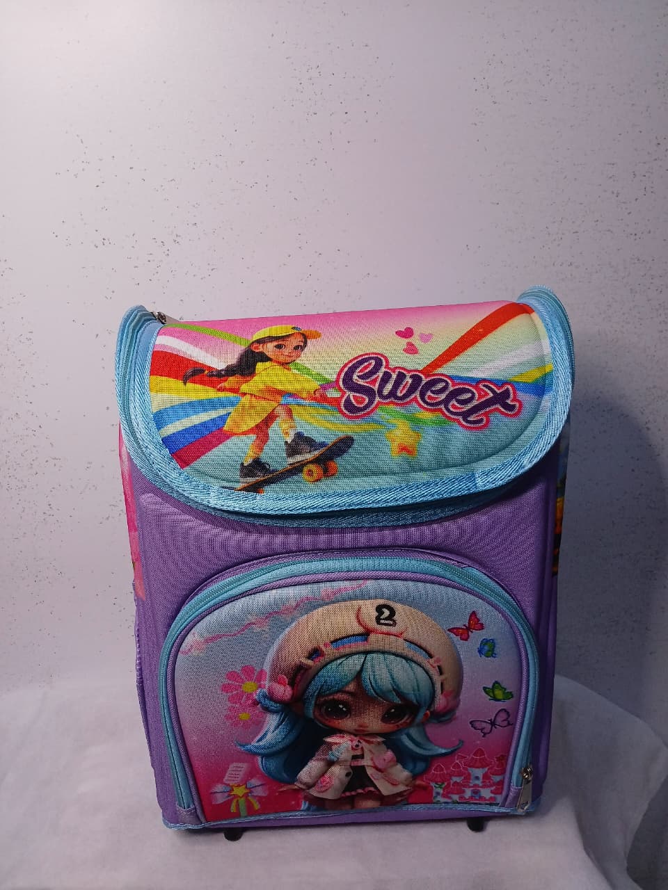 Quality👑✨  Magic Kids School Backpack Cute Classy & Ready for School! 💜🎀
Make every school day feel like a fairy tale! This beautiful carton-themed backpack is perfect for little kids