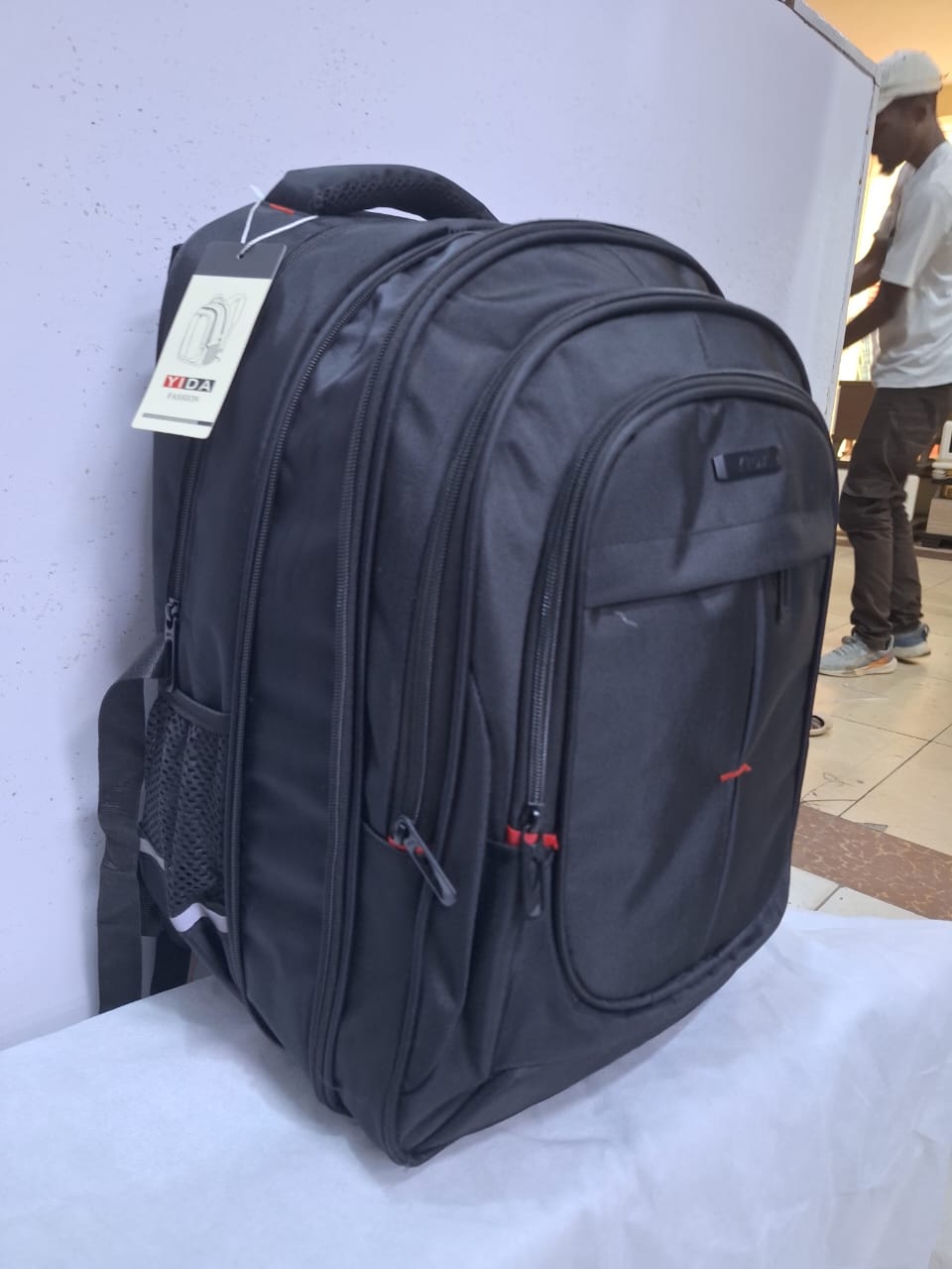 🎒 Multi-Compartment Laptop Backpack – Durable Travel & School Bag (Black)
✔ Spacious multi-compartment design
✔ Dedicated padded laptop section
✔ Strong durable fabric material