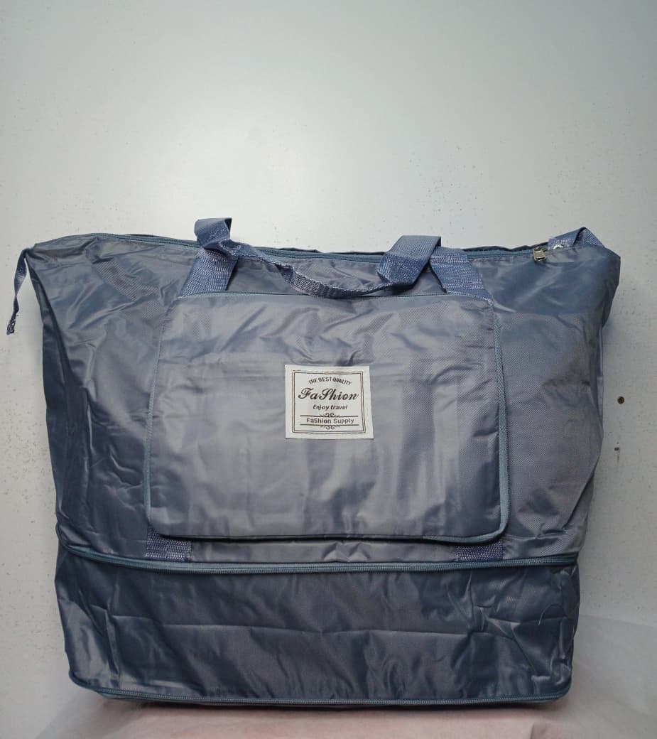 🧳 Large Capacity Travel Duffel Bag – Expandable Foldable Luggage (Real Picture)
✔ Large spacious main compartment
✔ Expandable bottom zipper section
✔ Lightweight & easy to carry
✔strong